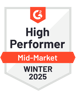 G2-High Performer-Mid-market-2025 Winter