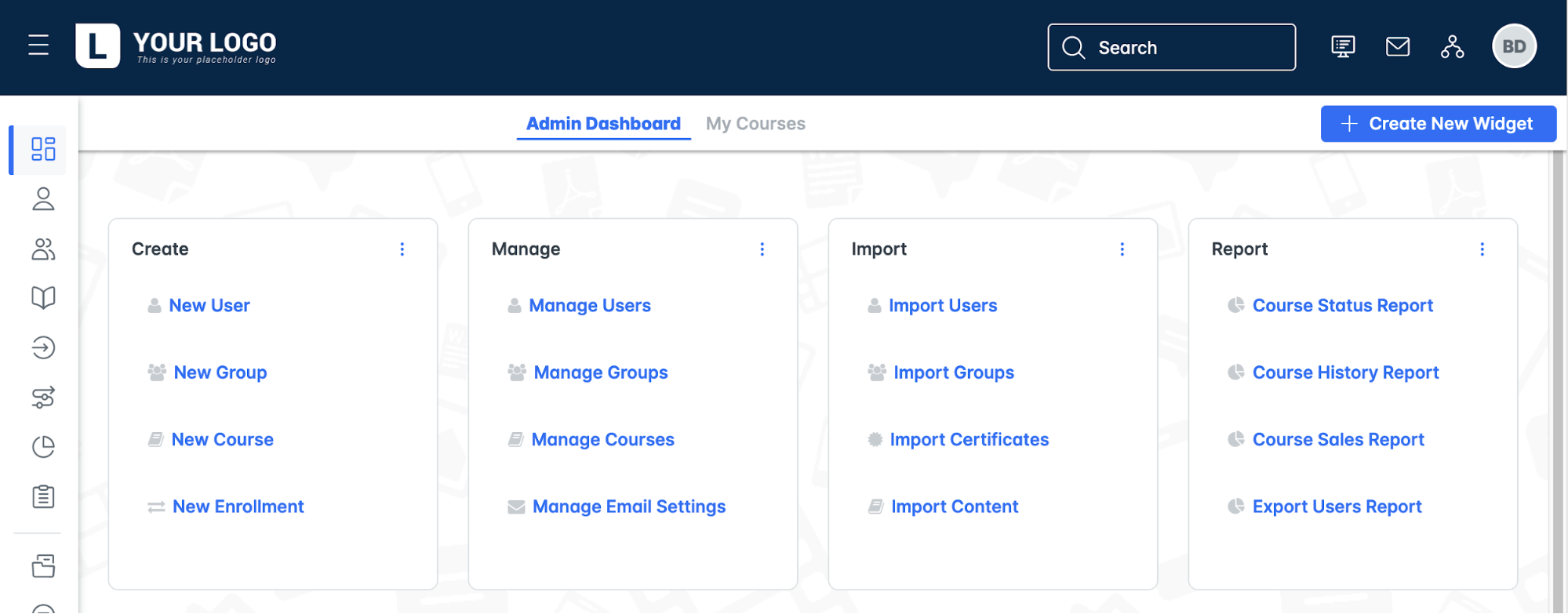 LearnUpon LMS interface showing external training portals, a Moodle alternative ideal for customer and partner training