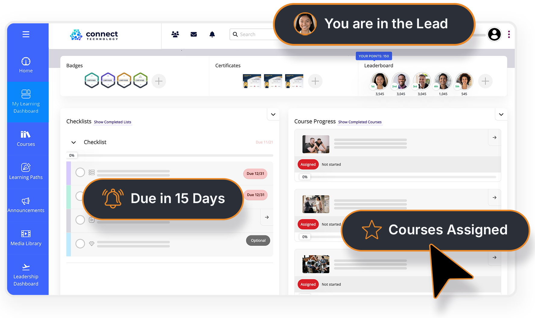 Tovuti platform dashboard